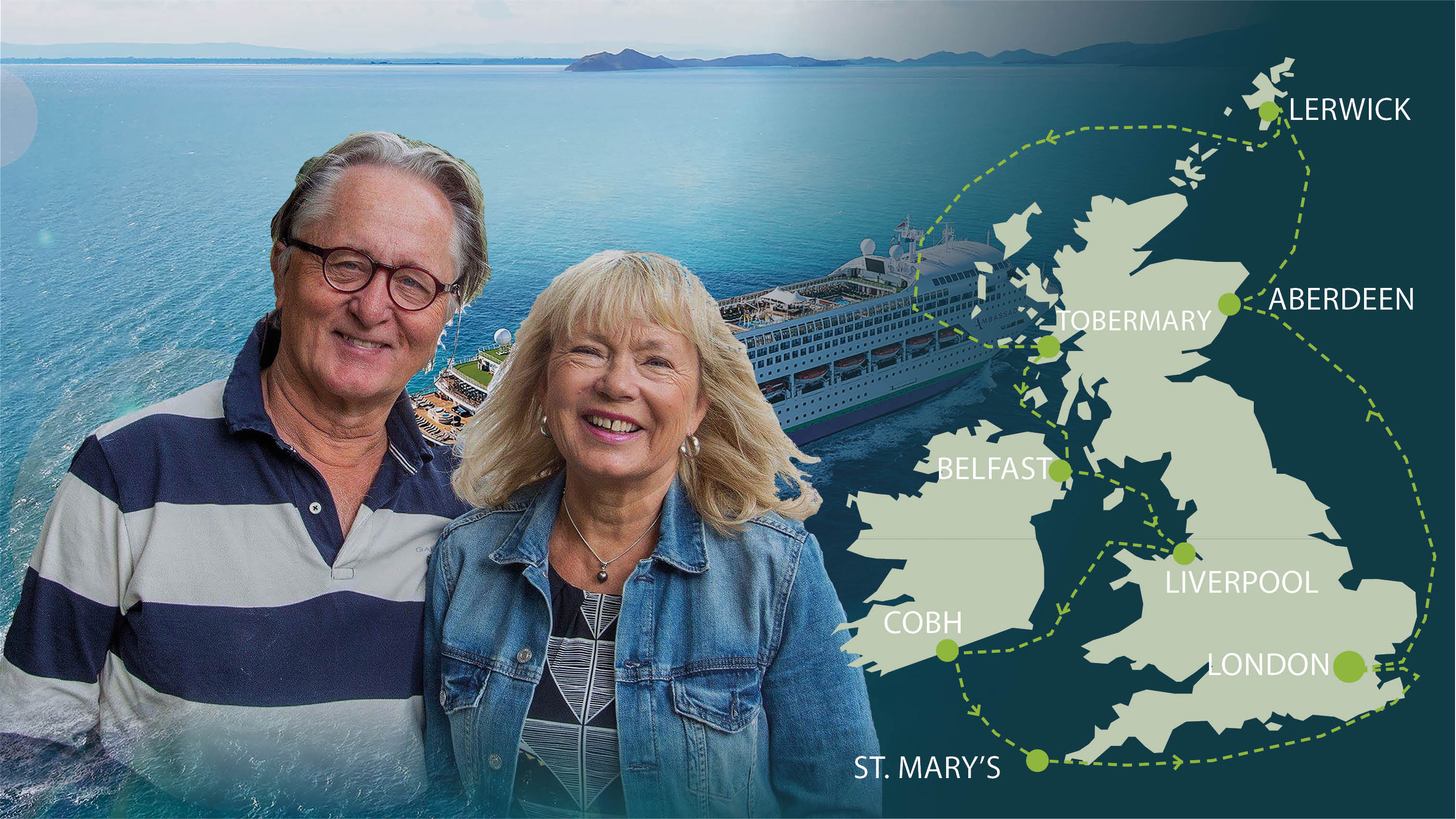 Cruise rundt dei britiske yane med Eva Bratholm og Joar Hoel Larsen